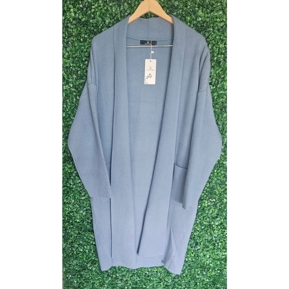 LILLUSORY Women's Oversized Long Cardigan - Picture 7 of 11
